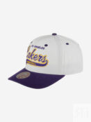 Бейсболка MITCHELL NESS HHSS7289-LALYYPPPWHIT Los Angeles Lakers NBA (фиоле 59-247XDOXM4K-41 фото 1