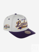 Бейсболка MITCHELL NESS HHSS7289-LALYYPPPWHIT Los Angeles Lakers NBA (фиоле 59-247XDOXM4K-41 фото 2