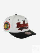 Бейсболка MITCHELL NESS HHSS7286-CBHYYPPPWHIT Chicago Blackhawks NHL (белый 59-190XDOXM4K-48 фото 2