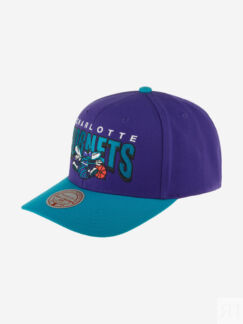 Бейсболка MITCHELL NESS HHSS6279-CHOYYPPPPURP Charlotte Hornets NBA (фиолет