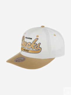 Бейсболка MITCHELL NESS HHSS7285-ADUYYPPPWHIT Anaheim Ducks NHL (бежевый),