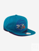 Бейсболка с прямым козырьком MITCHELL NESS HMUS4319-CHOYYPPPTEAL Charlotte 59-142XDOXM4K-29 фото 2