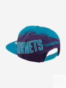 Бейсболка с прямым козырьком MITCHELL NESS HMUS4319-CHOYYPPPTEAL Charlotte 59-142XDOXM4K-29 фото 3