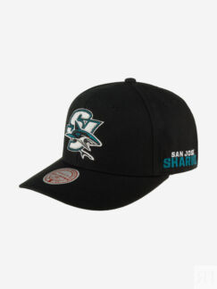 Бейсболка MITCHELL NESS HHSS6644-SJSYYPPPBLCK San Jose Sharks NHL (черный),