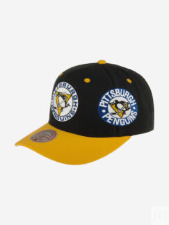 Бейсболка MITCHELL NESS HHSS7312-PPEYYPPPBLCK Pittsburgh Penguins NHL (черн