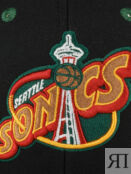 Бейсболка MITCHELL NESS HHSS6729-SSUYYPPPBLCK Seattle Supersonics NBA (черн 59-296XDOXM4K-33 фото 5