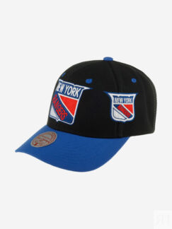 Бейсболка MITCHELL NESS HHSS7312-NYAYYPPPBLCK New York Rangers NHL (черный)