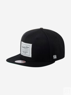 Бейсболка с прямым козырьком MITCHELL NESS HHSS3390-MNNYYPPPBLCK (черный),