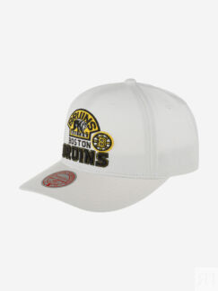 Бейсболка MITCHELL NESS HHSS5758-BBNYYPPPWHIT Boston Bruins NHL (белый), Бе