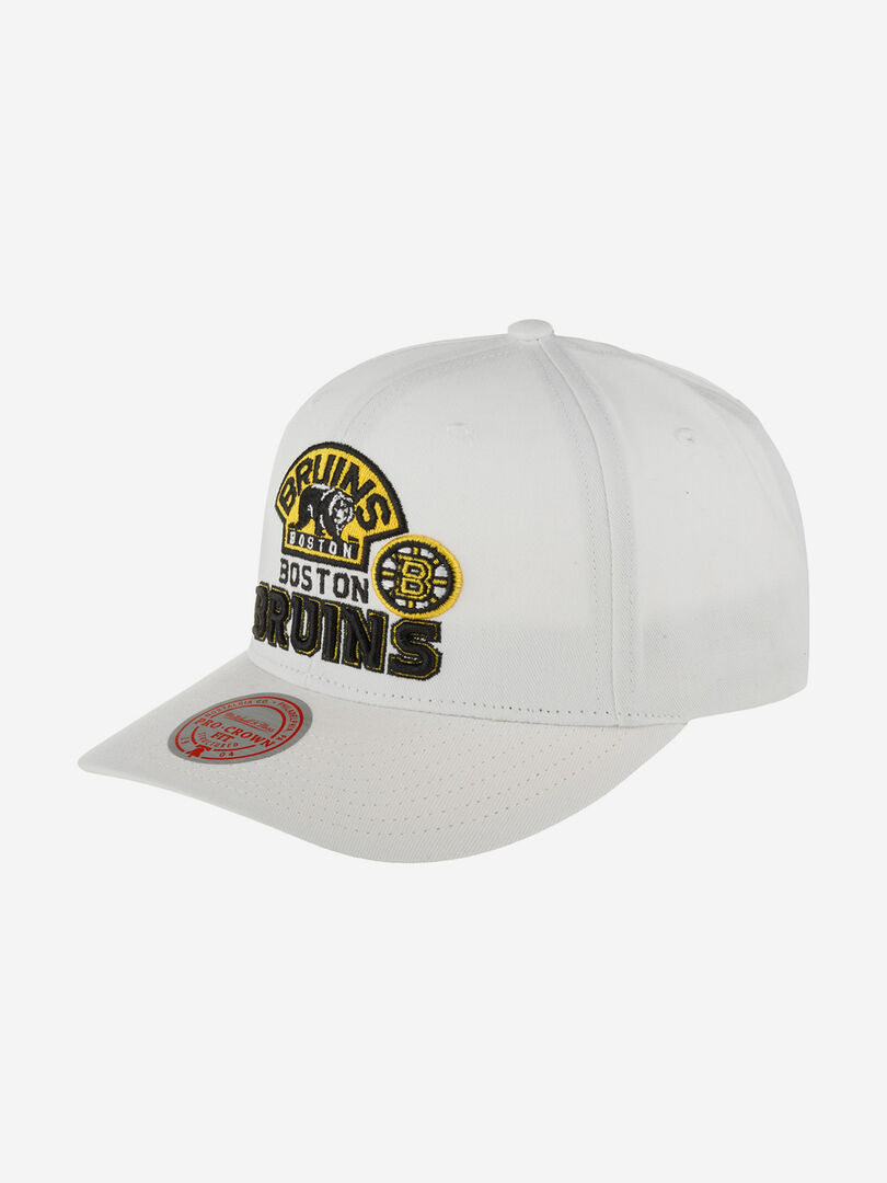 Бейсболка MITCHELL NESS HHSS5758-BBNYYPPPWHIT Boston Bruins NHL (белый), Бе 59-157XDOXM4K-17 фото 1