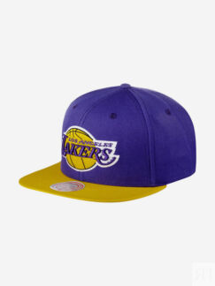 Бейсболка с прямым козырьком MITCHELL NESS HHSS3264-LALYYPPPPRYW Los Angele