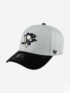 Бейсболка 47 BRAND H-MUNSN15WHS-GY Pittsburgh Penguins NHL (серый), Серый