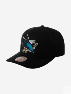 Бейсболка MITCHELL NESS HHSS5370-SJSYYPPPBLCK San Jose Sharks NHL (черный),