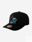 Бейсболка MITCHELL NESS HHSS5370-SJSYYPPPBLCK San Jose Sharks NHL (черный), 59-050XDOXM4K-09 фото 1