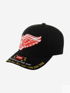 Бейсболка MITCHELL NESS HHSS6565-DRWYYPPPBLCK Detroit Red Wings NHL (черный