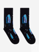 Носки с рисунками St.Friday Socks x Sock Club Moscow - Небоскребы, Черный SCMSBHOS8B-CITYNEBOSKREBI фото 3