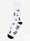 Носки с рисунками St.Friday Socks x Sock Club Moscow - Москвичи, Белый SCMSBHOS8B-CITYMOSKVICHI фото 2