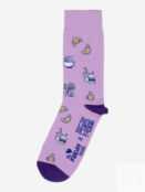 Носки с рисунками St.Friday Socks x Sock Club Moscow - Еда, Фиолетовый SCMSBHOS8B-SHOPPINGEDA фото 2