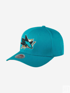 Бейсболка MITCHELL NESS MN-NHL-EU127-SANSHA-TEA San Jose Sharks NHL (голубо