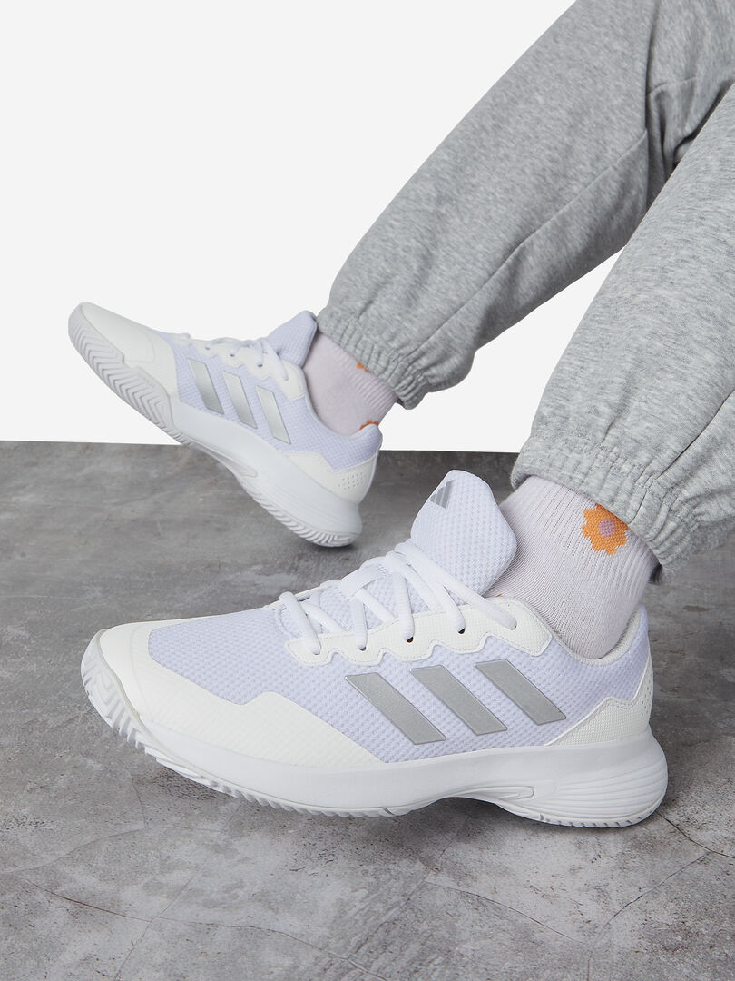 Кроссовки женские adidas Gamecourt 2, Белый HQ8476A01-. фото 1