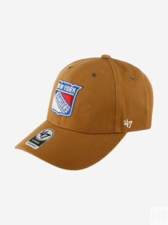 Бейсболка 47 BRAND Carhartt collab New York Rangers NHL (коричневый), Корич