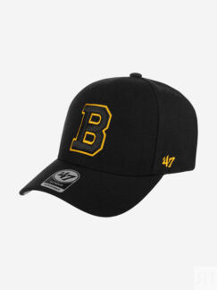 Бейсболка 47 BRAND HVIN-MVP01WBV Boston Bruins NHL (черный), Черный