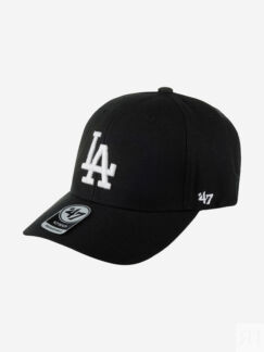 Бейсболка 47 BRAND B-MVP12WBV-BKW Los Angeles Dodgers MLB (черный), Черный