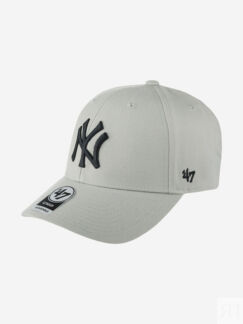 Бейсболка 47 BRAND B-MVP17WBV-GY New York Yankees MLB (серый), Серый