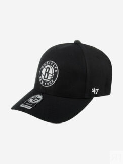 Бейсболка 47 BRAND K-MVP15WBV-BKE Brooklyn Nets NBA (черный), Черный