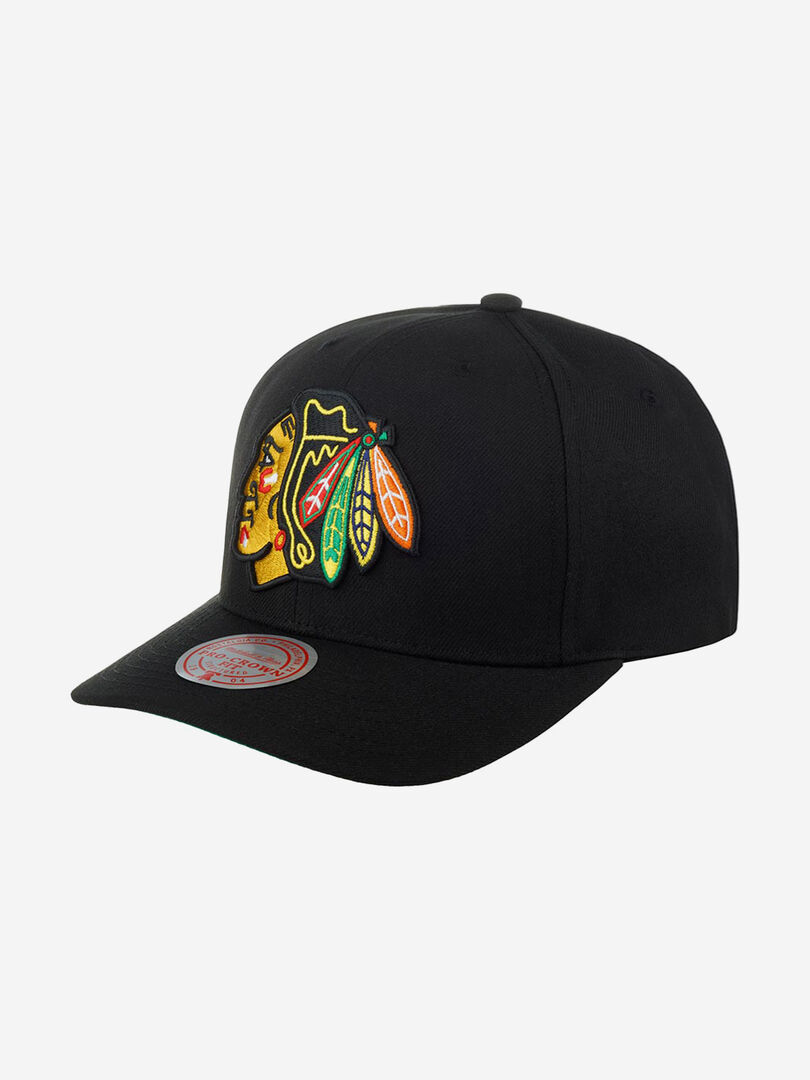 Бейсболка MITCHELL NESS HHSS5370-CBHYYPPPBLCK Chicago Blackhawks NHL (черны 58-582XDOXM4K-09 фото 1