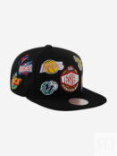 Бейсболка с прямым козырьком MITCHELL NESS HMUS5137-WESYYPPPBLCK NBA (черны 59-065XDOXM4K-09 фото 2