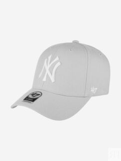 Бейсболка 47 BRAND B-MVP17WBV New York Yankees MLB (серый), Серый