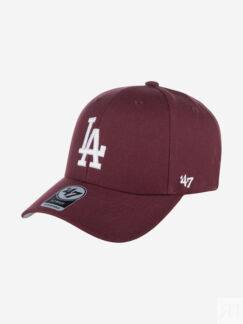 Бейсболка 47 BRAND B-MVP12WBV Los Angeles Dodgers MLB (малиновый), Мультицв