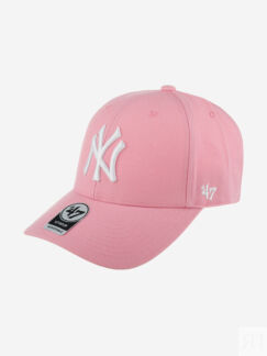 Бейсболка 47 BRAND B-MVP17WBV-RS New York Yankees MLB (розовый), Розовый