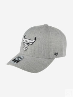 Бейсболка 47 BRAND K-STMCD03WHV-CC Chicago Bulls NBA (серый), Серый