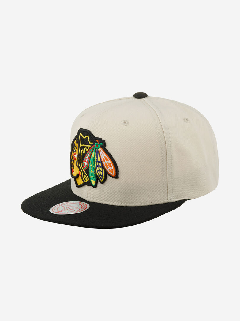 Бейсболка с прямым козырьком MITCHELL NESS 6HSSSH22085-CBHOFWH Chicago Blac 59-133XDOXM4K-48 фото 1