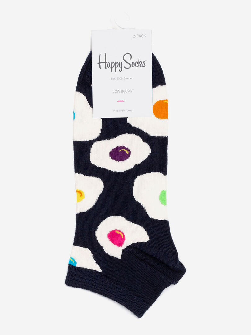 Носки с рисунками Happy Socks - Low Sunny Side Up, Черный LOWSBHOH16-SUNNYSIDEUP фото 1