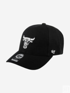 Бейсболка 47 BRAND K-MVP03WBV-BKA Chicago Bulls NBA (черный), Черный