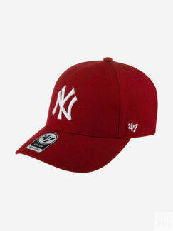 Бейсболка 47 BRAND B-MVP17WBV-CA New York Yankees MLB (красный), Красный