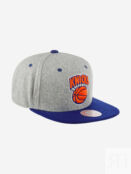 Бейсболка с прямым козырьком MITCHELL NESS HHSS4786-NYKYYPPPGREY New York K 58-729XDOXM4K-08 фото 2