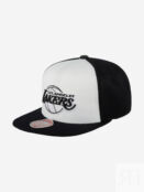 Бейсболка с прямым козырьком MITCHELL NESS HHSS1051-LALYYPPPWHBK Los Angele 59-098XDOXM4K-48 фото 1