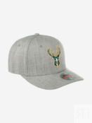 Бейсболка MITCHELL NESS HHSS3273-MBUYYPPPGYHT Milwaukee Bucks NBA (серый), 59-100XDOXM4K-01 фото 2