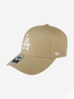 Бейсболка 47 BRAND B-MVP12WBV-KHC Los Angeles Dodgers MLB (бежевый), Бежевы