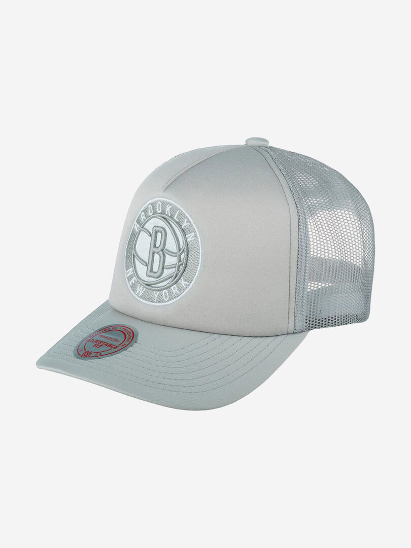 Бейсболка MITCHELL NESS 5HSSLD21131-BNEGREY Brooklyn Nets NBA (серый), Серы 58-318XDOXM4K-01 фото 1