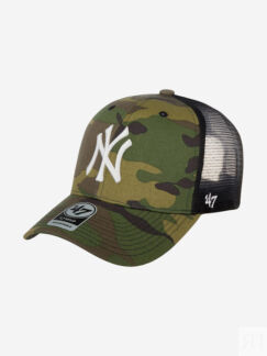 Бейсболка с сеточкой 47 BRAND B-CBRAN17GWP New York Yankees MLB (оливковый)