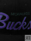 Бейсболка с прямым козырьком MITCHELL NESS HHSS4797-MBUYYPPPBLCK Milwaukee 59-037XDOXM4K-09 фото 5