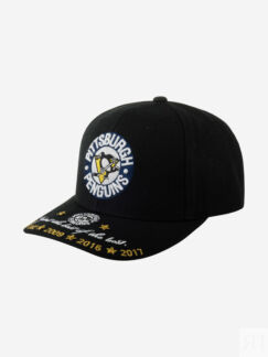 Бейсболка MITCHELL NESS HHSS6565-PPEYYPPPBLCK Pittsburgh Penguins NHL (черн