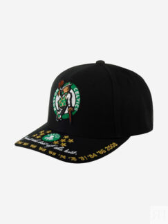 Бейсболка MITCHELL NESS HHSS6268-BCEYYPPPBLCK Boston Celtics NBA (черный),