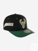 Бейсболка MITCHELL NESS HHSS7310-MBUYYPPPBLCK Milwaukee Bucks NBA (черный), 59-254XDOXM4K-33 фото 2