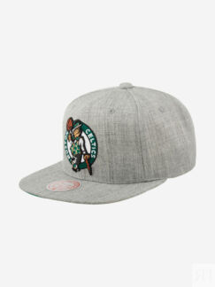 Бейсболка с прямым козырьком MITCHELL NESS HHSS3272-BCEYYPPPGYHT Boston Cel